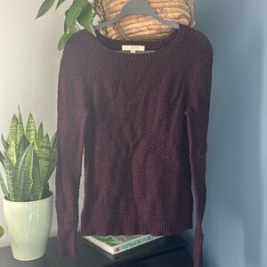 LOFT purple sweater